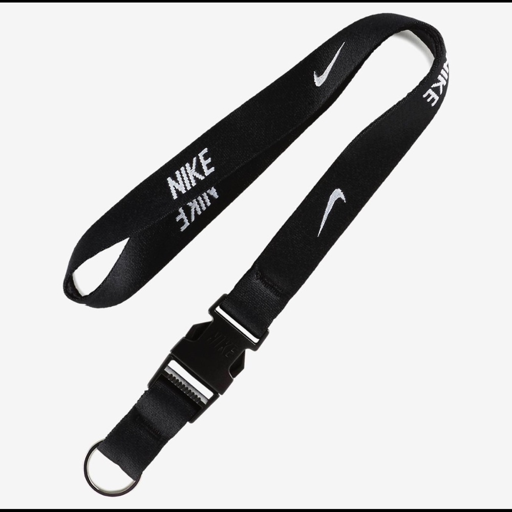 NIKE Lanyard! Black with detachable clip!
